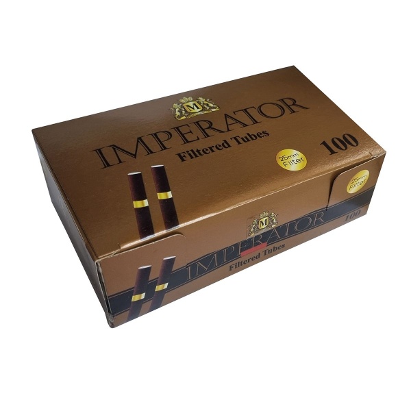 Гильзы для сигарет "Imperator" Brown Long Gold 25мм 100шт.