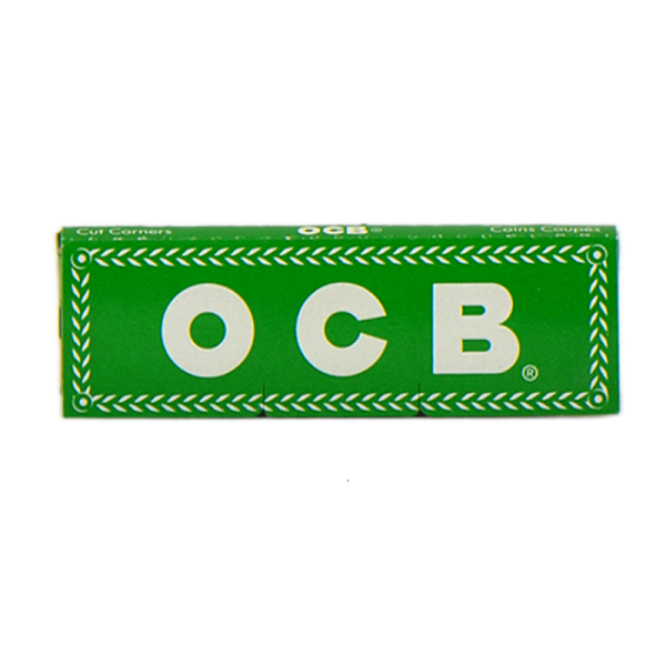 Бумага для сигарет "OCB" Green Cut Corners №8 50л*25шт (Франция)