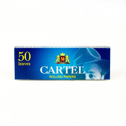 Бумага для сигарет "Cartel" Blue Organic 50л*100шт