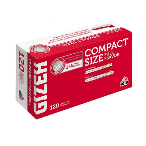 Гильзы для сигарет "Gizeh" Compact Size Full Flavour 120шт.
