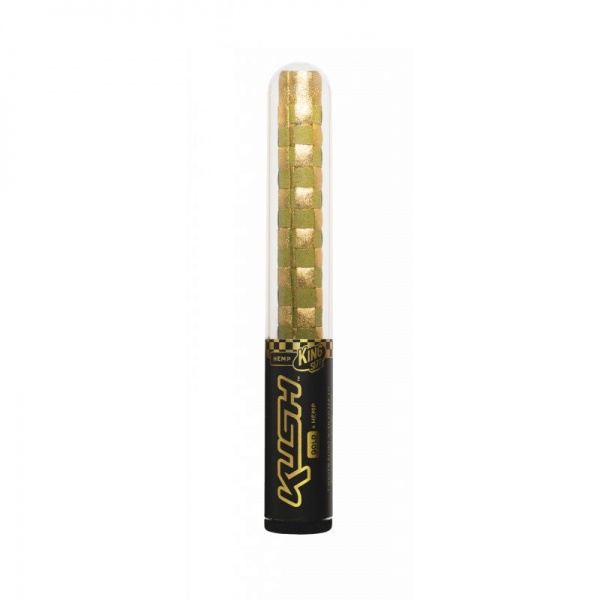 Гильзы для сигарет конические "Kush" Gold+Hemp Filtertips 112mm (с 24к золотом) 1шт