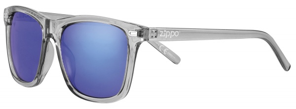 Очки солнцезащитные ZIPPO, унисекс, серые, оправа, дужки и линзы из поликарбоната