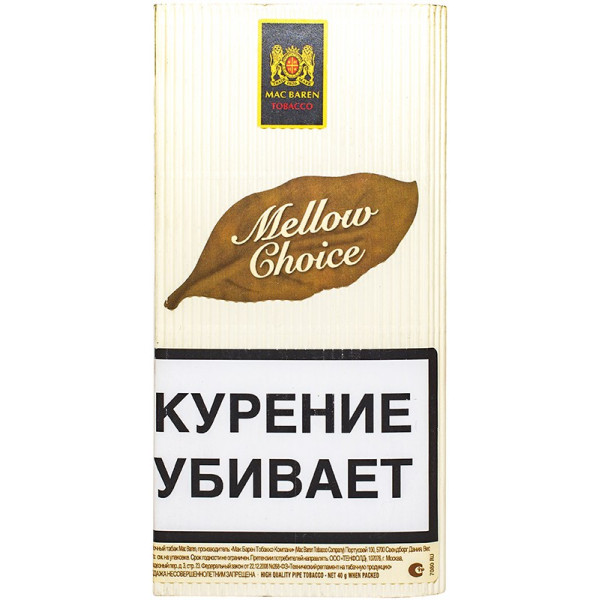 Табак трубочный "Mac Baren" Mellow Choice (Дания) 40г.
