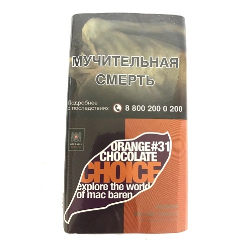 Табак сигаретный "Mac Baren" Orange Chocolate Choice (Дания) 40г.