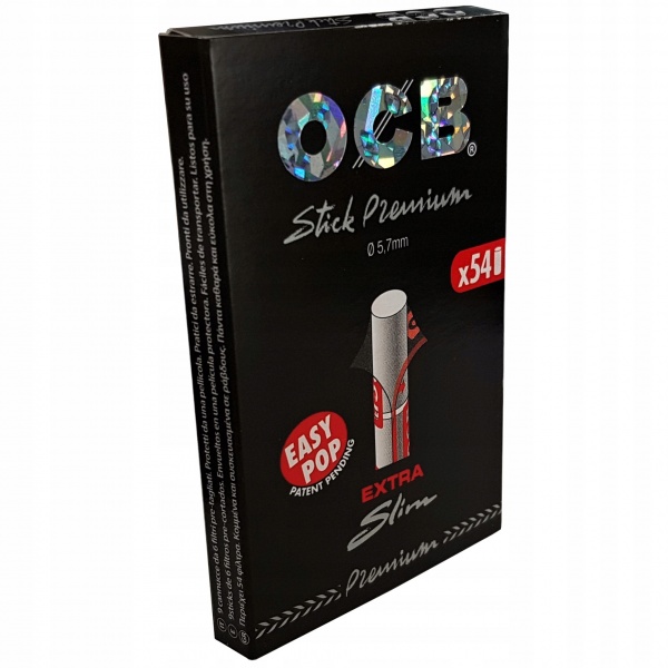 Фильтры для сигарет "OCB" 5.7мм Extra Slim Premium Sticks 54шт.