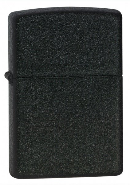 Зажигалка ZIPPO Classic с покрытием Black Crackle™, латунь/сталь, чёрная, матовая, 36x12x56 мм