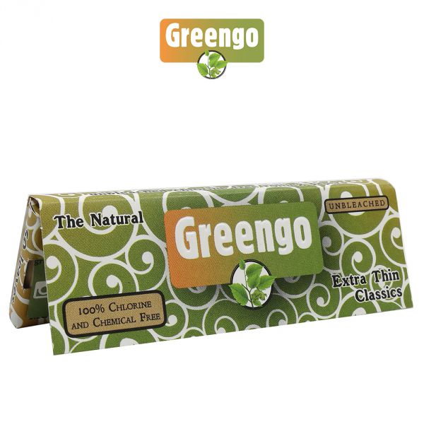 Бумага для сигарет "Greengo" Regular Extra Thin Unbleached Short 50л*50шт