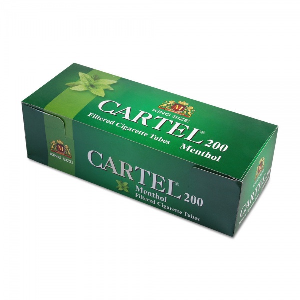 Гильзы для сигарет "Cartel" KS Filter 200шт. (Menthol)