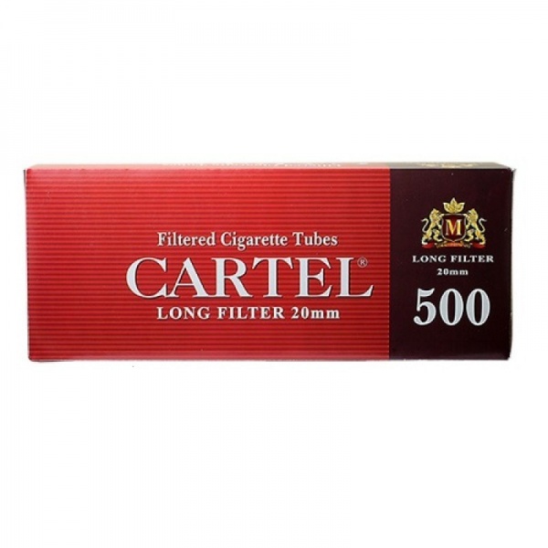 Гильзы для сигарет "Cartel" Long Filter 500шт. 