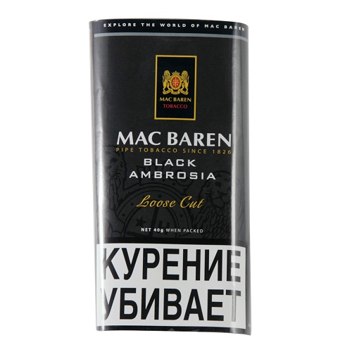 Табак трубочный "Mac Baren" Ambrosia Black (Дания) 40г.