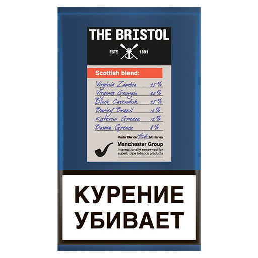 Табак трубочный "The Bristol" Scottish Blend (Россия) 40г.
