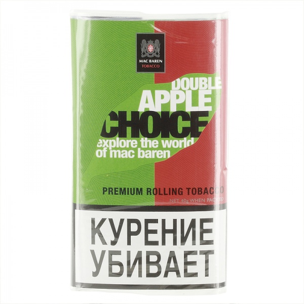 Табак сигаретный "Mac Baren" Double Apple Choice (Дания) 40г.