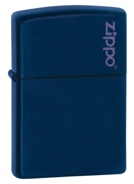 Зажигалка ZIPPO Classic с покрытием Navy Matte, латунь/сталь, синяя, матовая, 36x12x56 мм