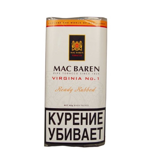 Табак трубочный "Mac Baren" Virginia №1 (Дания) 40г.